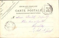 CPA Fantaisie Toilee Fleurs 