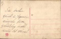 CPA Fantaisie Toilee Fleurs 