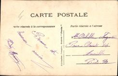 CPA Fantaisie Toilee Fleurs 