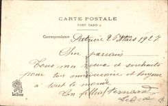 CPA Fantaisie Toilee Fleurs 