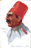 CPA Fantaisie Illustrateur Dupuis Militaria Soldat d'infanterie Turc Turquie Turkey