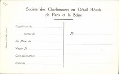 CPA Mine Mines Societe des Charbonniers Chantier de la Gare de la Chapelle TOP 