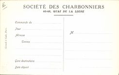 CPA Mine Mines Societe des Charbonniers Chantier du Quai de Loire TOP