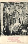 CPA Mine Mines Mineurs Forage d'une mine pour abattre le roc TOP 