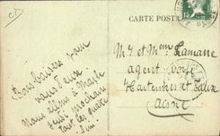Vintage Postcard Mines Mines In the mine a casing SIGNAL
