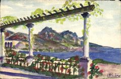 CPA Fantaisie (dessin a la main) 