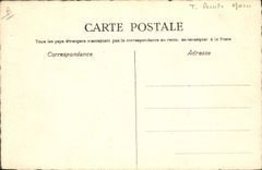 Vintage Postcard Fantaisie (drawing has the hand) Woman has the Tabac cigarette