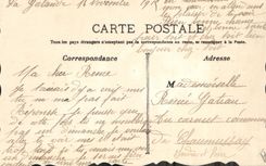 CPA Fantaisie (dessin a la main) Fleurs Hirondelle 