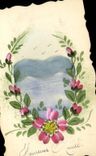 CPA Fantaisie (dessin a la main) Fleurs 