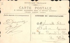 CPA Fantaisie (dessin a la main) Poisson 