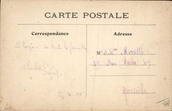 CPA Fantaisie (dessin a la main) Fleurs Papillon 