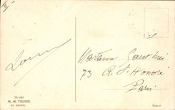 CPA Fantaisie Enfants Folklroe Chien 