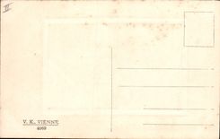 Vintage Postcard Automobile Fantasy Happy new year