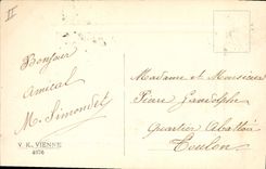 Automobile Vintage Postcard Fantasy