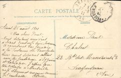 Vintage Postcard Cave and vault St Joseph Lamamon Holds Caves