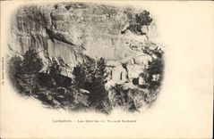 Vintage Postcard Lamanon Cave Caves of the Sarrazin village