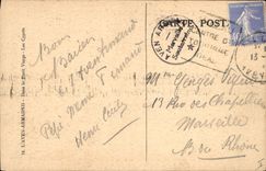 Vintage Postcard Cave Caves the Swallow-hole Armand In the virgin forest cypresses