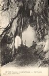 CPA Grotte Grottes Le Thor Grotte de Thouzon Les draperies