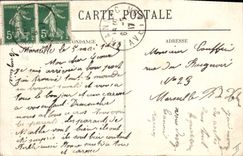 Postal Órgano Albi Catedral Ste Cecilde I%nterieur Septentrional Este