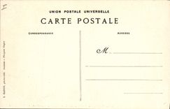 Postal Órgano Amiens Catedral Paradas krj'sjmoy del coro