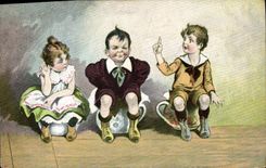 CPA Fantaisie Enfants Enfant Bebe 