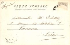 Vintage Postcard Agen Palate and Place of the Law courts Child