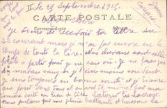 Vintage Postcard Law courts Ancerville Places and Court of first instance