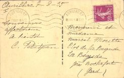 CPA Palais de justice et Avenue de la Republique Aurillac 