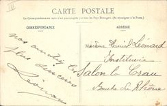 Vintage Postcard Law courts Aubervilliers Court of first instance