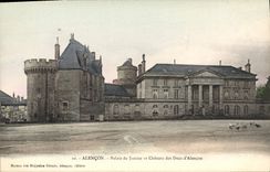 CPA Palais de justice et chateau des Ducs d'Alencon Alencon 