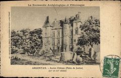 CPA Palais de justice Argentan Ancien chateau 