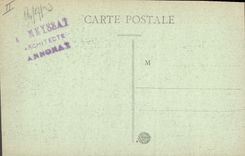 CPA Palais de justice Aurillac Prison Gendarmerie et perspective de l'Avenue de la Republique 