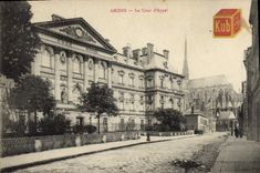 Vintage Postcard Law courts Amiens Court of Appeal