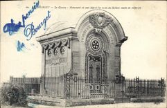 Vintage Postcard Militaria War of 1870 Le Bourget the vault Monument