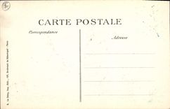 Postal Militaria Guerra de 1870 Le Bourget la bodeguilla Monumento