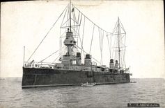 CPA Bateau de Guerre L'Amiral Aube