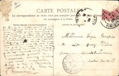 CPA Bateau de Guerre L'Amiral Aube Croiseur Cuirasse