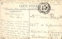 CPA Bateau de Guerre L'Amiral Aube