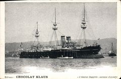 CPA Bateau de Guerre L'Amiral Duperre Cuirasse d'escadre 