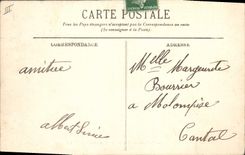 Vintage Postcard Warship the Admiral Trehouard Keeps Dimension