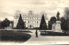 Vintage Postcard Prefecture and the monument To doze Annecy