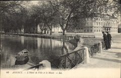 Vintage Postcard Annecy Prefecture the town hall and the museum
