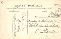 Vintage Postcard Albertville Under Prefecture Monument of the Mobiles