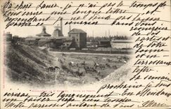 CPA Mine Mines Houillieres de St Etienne Puits du Treuil Chevaux
