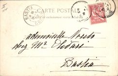 Vintage Postcard Mines Houillieres Mines of St Etienne Puits of the Winch Horses