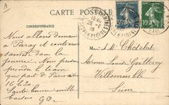 Vintage Postcard Mines Montceau Mines the Mines the compressors of air and electric station