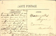 Postal Mina Minas San Etienne el pozo Chatelus y quarier de los Capuchinos