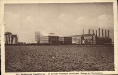 CPA Mine Mines Industries houillieres La central electrique fournissant l'energie de l'exploitation
