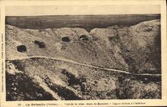 Postal Mina Minas el Boisselle Agujero de la mina Carretera de Bapaume Cagnas boches dentro