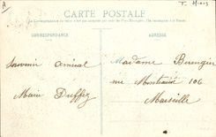 Postal Mina Minas Hullero de San Etienne Pozo del Torno